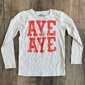 Crewcuts Girls Graphic Long Sleeve Top size 8. Never worn. New with tags.